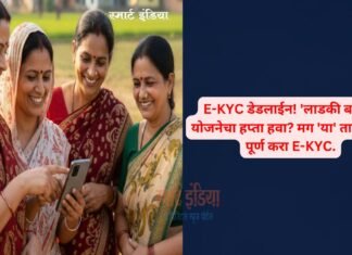 E-KYC डेडलाईन! ‘लाडकी बहीण’ योजनेचा हप्ता हवा? मग ‘या’ तारखेपूर्वी पूर्ण करा E-KYC. ladakibahin e-kyc
